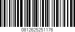 Código de barras (EAN, GTIN, SKU, ISBN): '0812625251176'