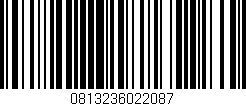 Código de barras (EAN, GTIN, SKU, ISBN): '0813236022087'