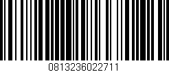 Código de barras (EAN, GTIN, SKU, ISBN): '0813236022711'