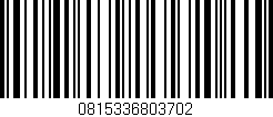 Código de barras (EAN, GTIN, SKU, ISBN): '0815336803702'