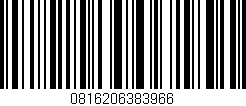 Código de barras (EAN, GTIN, SKU, ISBN): '0816206383966'