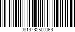 Código de barras (EAN, GTIN, SKU, ISBN): '0816763500066'