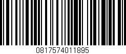 Código de barras (EAN, GTIN, SKU, ISBN): '0817574011895'