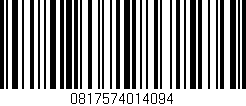 Código de barras (EAN, GTIN, SKU, ISBN): '0817574014094'