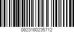 Código de barras (EAN, GTIN, SKU, ISBN): '0823160235712'