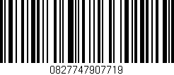 Código de barras (EAN, GTIN, SKU, ISBN): '0827747907719'