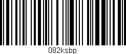 Código de barras (EAN, GTIN, SKU, ISBN): '082ksbp'