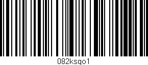 Código de barras (EAN, GTIN, SKU, ISBN): '082ksgo1'