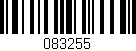 Código de barras (EAN, GTIN, SKU, ISBN): '083255'