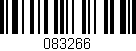 Código de barras (EAN, GTIN, SKU, ISBN): '083266'
