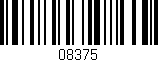 Código de barras (EAN, GTIN, SKU, ISBN): '08375'