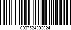 Código de barras (EAN, GTIN, SKU, ISBN): '0837524003824'
