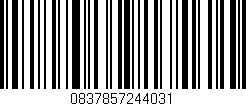 Código de barras (EAN, GTIN, SKU, ISBN): '0837857244031'