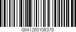 Código de barras (EAN, GTIN, SKU, ISBN): '0841265106379'