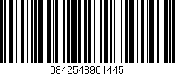 Código de barras (EAN, GTIN, SKU, ISBN): '0842548901445'