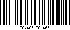 Código de barras (EAN, GTIN, SKU, ISBN): '0844061001466'