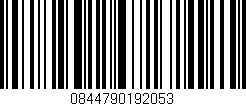 Código de barras (EAN, GTIN, SKU, ISBN): '0844790192053'