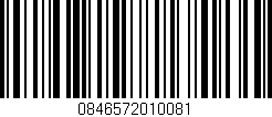 Código de barras (EAN, GTIN, SKU, ISBN): '0846572010081'
