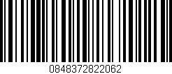 Código de barras (EAN, GTIN, SKU, ISBN): '0848372822062'