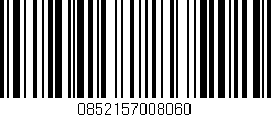 Código de barras (EAN, GTIN, SKU, ISBN): '0852157008060'
