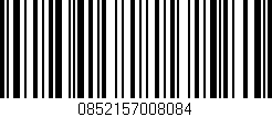 Código de barras (EAN, GTIN, SKU, ISBN): '0852157008084'