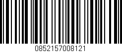 Código de barras (EAN, GTIN, SKU, ISBN): '0852157008121'