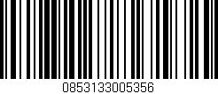 Código de barras (EAN, GTIN, SKU, ISBN): '0853133005356'