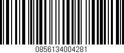 Código de barras (EAN, GTIN, SKU, ISBN): '0856134004281'