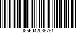 Código de barras (EAN, GTIN, SKU, ISBN): '0856942066761'