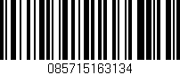 Código de barras (EAN, GTIN, SKU, ISBN): '085715163134'
