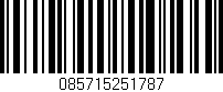 Código de barras (EAN, GTIN, SKU, ISBN): '085715251787'