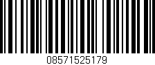 Código de barras (EAN, GTIN, SKU, ISBN): '08571525179'