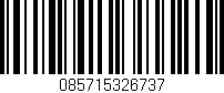 Código de barras (EAN, GTIN, SKU, ISBN): '085715326737'