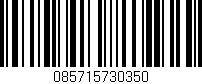 Código de barras (EAN, GTIN, SKU, ISBN): '085715730350'