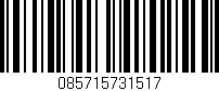 Código de barras (EAN, GTIN, SKU, ISBN): '085715731517'
