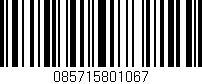 Código de barras (EAN, GTIN, SKU, ISBN): '085715801067'