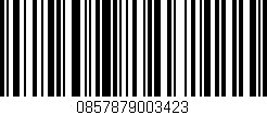 Código de barras (EAN, GTIN, SKU, ISBN): '0857879003423'