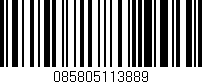 Código de barras (EAN, GTIN, SKU, ISBN): '085805113889'