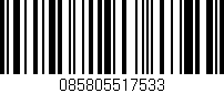 Código de barras (EAN, GTIN, SKU, ISBN): '085805517533'