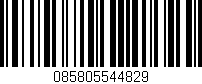 Código de barras (EAN, GTIN, SKU, ISBN): '085805544829'