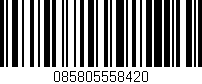 Código de barras (EAN, GTIN, SKU, ISBN): '085805558420'