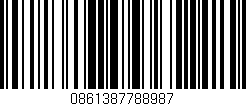Código de barras (EAN, GTIN, SKU, ISBN): '0861387788987'