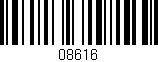 Código de barras (EAN, GTIN, SKU, ISBN): '08616'