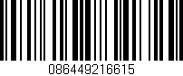 Código de barras (EAN, GTIN, SKU, ISBN): '086449216615'