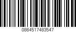 Código de barras (EAN, GTIN, SKU, ISBN): '0864517483547'
