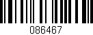 Código de barras (EAN, GTIN, SKU, ISBN): '086467'