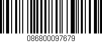 Código de barras (EAN, GTIN, SKU, ISBN): '086800097679'