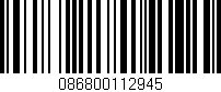 Código de barras (EAN, GTIN, SKU, ISBN): '086800112945'