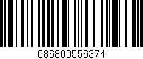 Código de barras (EAN, GTIN, SKU, ISBN): '086800556374'