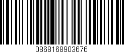 Código de barras (EAN, GTIN, SKU, ISBN): '0868168903676'